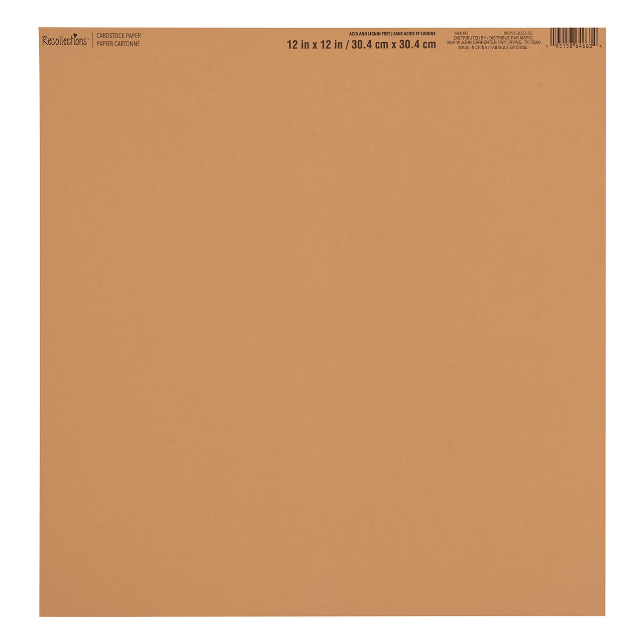 60 Pack: Smooth Solid Cardstock Paper by Recollections™, 12" x 12"